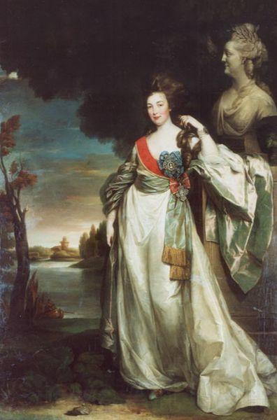 Richard Brompton lady-in-waiting of Catherine II France oil painting art